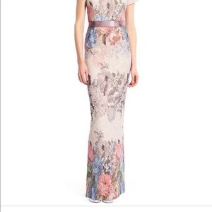 Adrianna Papell ‘Matelasse’ Column Dress